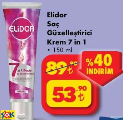 ELİDOR SAÇ GÜZELLEŞTİRİCİ KREM